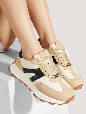 LUCKY STEP Platform Retro Sneakers